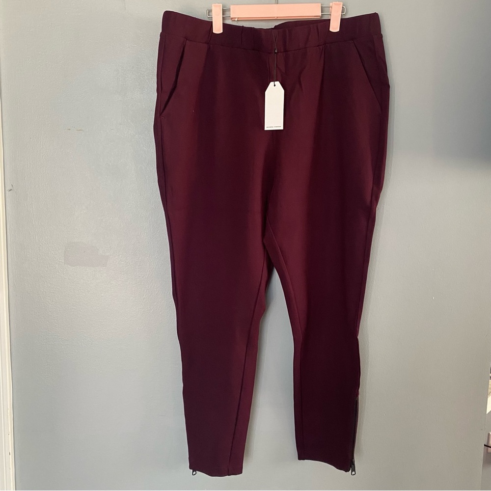 Plum Moro Pocket Ponte Pants Universal Standard NWT SZ M